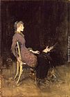 James Abbott McNeill Whistler Black and Red painting